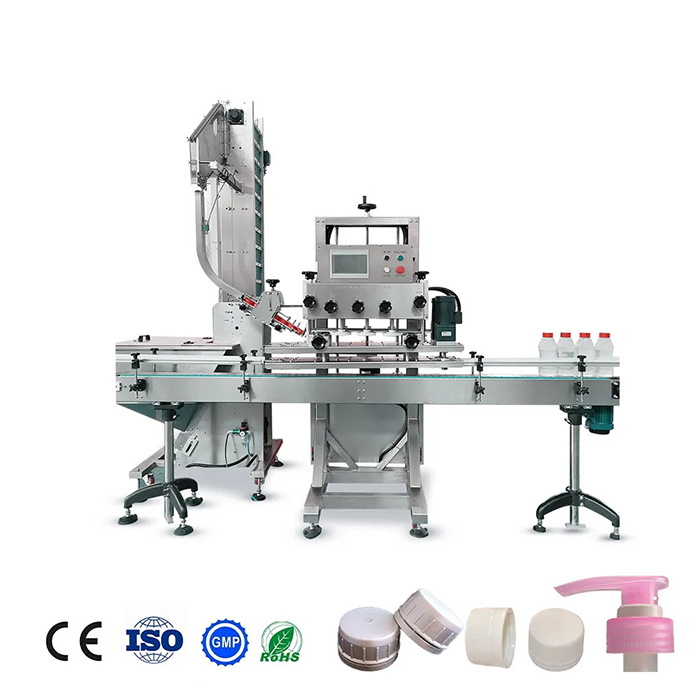 შამპუნის სრული ავტომატური შუშის ბოთლის გამაფხვიერებელი მანქანა