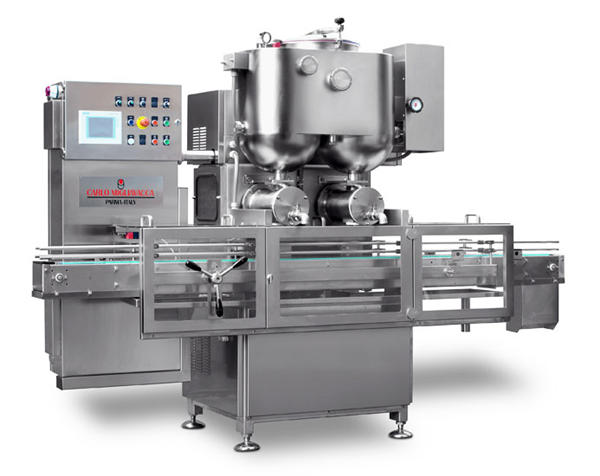 ორმაგი თავების ნახევრად-აუტომური ხილის ჯემის შემავსებელი მანქანა 