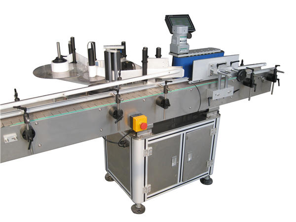 ავტომატური სტიკერის მრგვალი ბოთლის ეტიკეტირების მანქანა მწარმოებელი